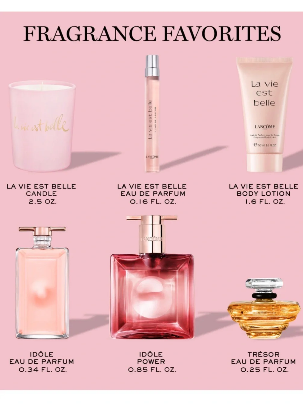 Lancome includes pink luxury